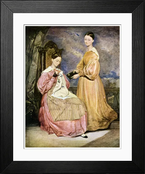 Framed Print : Florence Nightingale, British nurse and hospital reformer, c1836 (1956). Artist: William White