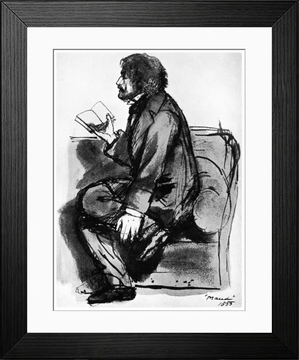 Framed Print : Alfred, Lord Tennyson, British poet, 1855 (1956) Framed Print : Alfred, Lord Tennyson, British poet, 1855 (1956)