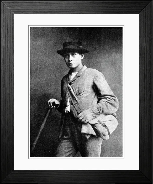 Framed Print : Edward Whymper, British mountaineer, 1865 (1956) Framed Print : Edward Whymper, British mountaineer, 1865 (1956)