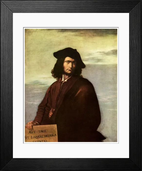 Framed Print : Cult of the individual: Salvator Rosa, Italian Baroque artist, 1640 (1956) Framed Print : Cult of the individual: Salvator Rosa, Italian Baroque artist, 1640 (1956)