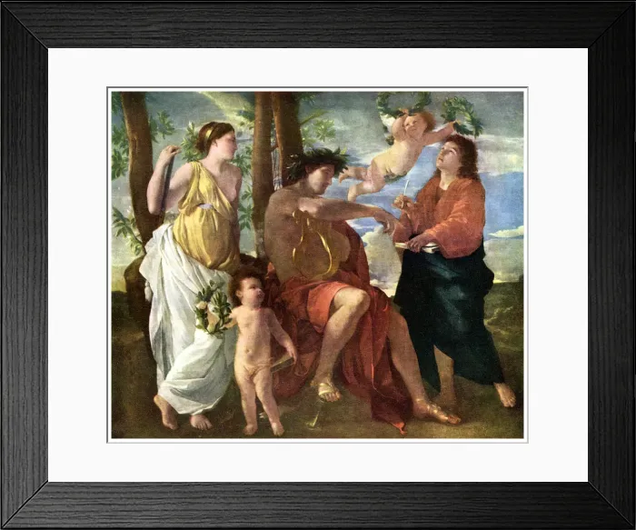 Framed Print : Inspiration: The Inspiration of the Poet, c1630 (1956) Framed Print : Inspiration: The Inspiration of the Poet, c1630 (1956)
