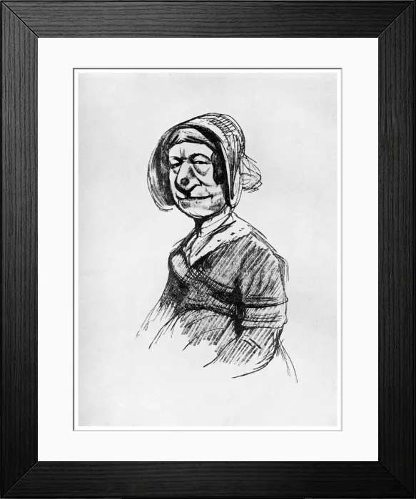 Framed Print : Mrs Grundy : portrait of a Londoner, 19th century (1956) Framed Print : Mrs Grundy : portrait of a Londoner, 19th century (1956)