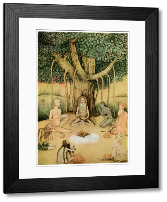 Framed Print : Asceticism: a group of Mughal ascetics, (1956) Framed Print : Asceticism: a group of Mughal ascetics, (1956)