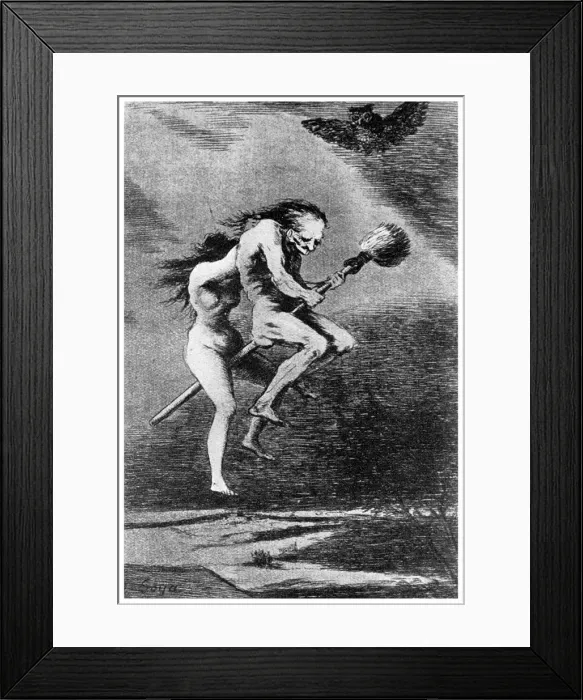 Framed Print : Witch hunt: witches, c1799 (1956) Framed Print : Witch hunt: witches, c1799 (1956)