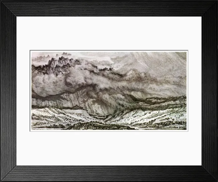 Framed Print : Snowdon, an Approaching Storm, 1853 (1956) Framed Print : Snowdon, an Approaching Storm, 1853 (1956)