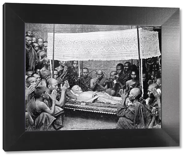Death custom, Burma, 1920