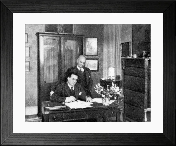 Framed Print : Jerome and Jean Charaud, French writers, 1932 Framed Print : Jerome and Jean Charaud, French writers, 1932