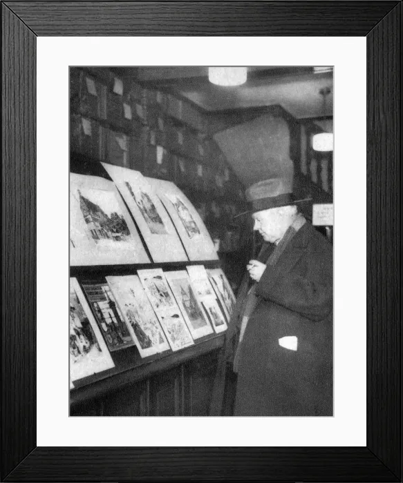 Framed Print : Hansi, French artist, 1930 Framed Print : Hansi, French artist, 1930