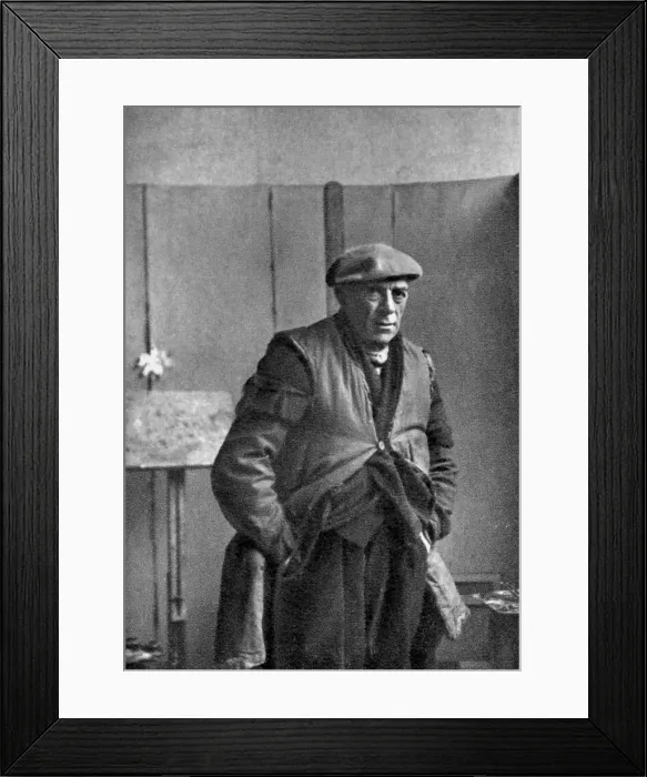 Framed Print : Georges Braque, French artist, 1934 Framed Print : Georges Braque, French artist, 1934
