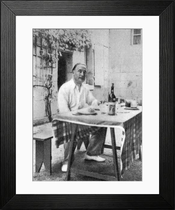 Framed Print : Jules Romains, French poet and writer, 1935 Framed Print : Jules Romains, French poet and writer, 1935