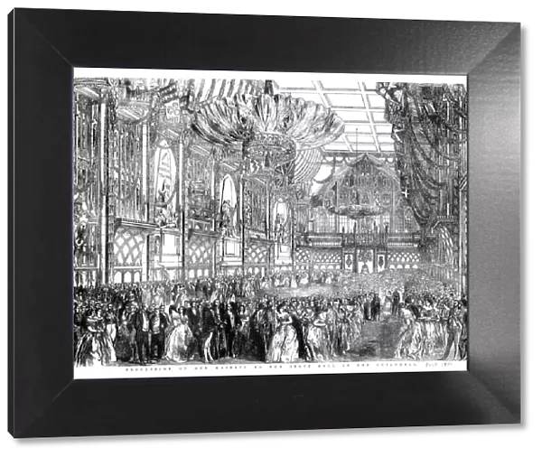 Procession of Her Majesty to the State Ball in the Guildhall, City of London, July 1851 (1886). Artist: William Griggs