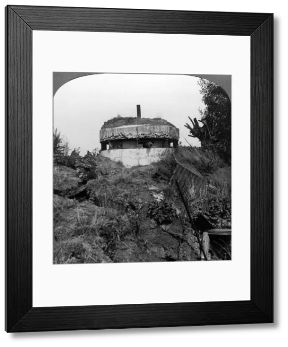 Framed Print : German pillbox, Bullecourt, France, World War I, 1917. Artist: Realistic Travels Publishers Framed Print : German pillbox, Bullecourt, France, World War I, 1917. Artist: Realistic Travels Publishers
