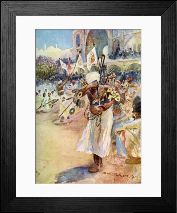 Framed Print : The Muharram Festival, Persia Framed Print : The Muharram Festival, Persia
