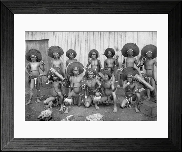 Framed Print : Natives of the Tanimbar Islands, Indonesia. Artist: AE Pratt Framed Print : Natives of the Tanimbar Islands, Indonesia. Artist: AE Pratt