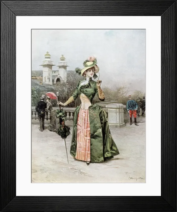 Framed Print : The Style of the Future, 1889