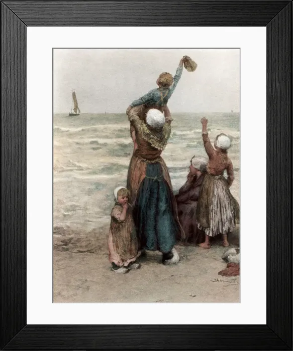 Framed Print : Bon Voyage!, 1889 Framed Print : Bon Voyage!, 1889