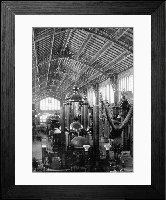 Framed Print : Metallurgy section, Universal Exposition, Paris, 1889 Framed Print : Metallurgy section, Universal Exposition, Paris, 1889