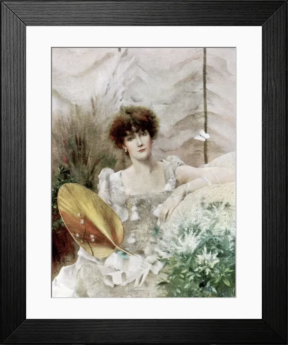Framed Print : Fedora, 1882 (1889) Framed Print : Fedora, 1882 (1889)
