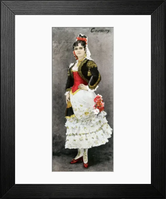 Framed Print : Carmen, 1889 Framed Print : Carmen, 1889