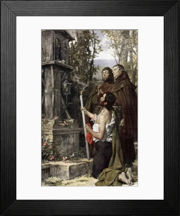 Framed Print : An Offering, 1889 Framed Print : An Offering, 1889