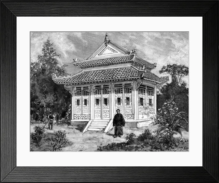 Framed Print : The Chinese House, 1889 Framed Print : The Chinese House, 1889