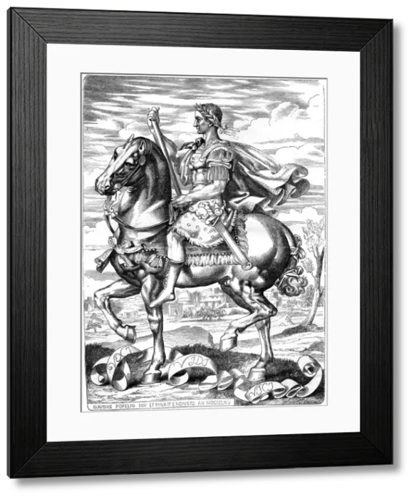 Framed Print : Julius Caesar, Roman general and statesman, 1st century BC (1882-1884) Framed Print : Julius Caesar, Roman general and statesman, 1st century BC (1882-1884)
