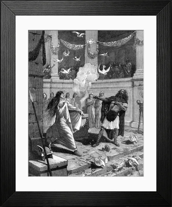 Framed Print : Le plus scelerat des hommes, ordonne qu on te prepare un tombe, 1882-1884 Framed Print : Le plus scelerat des hommes, ordonne qu on te prepare un tombe, 1882-1884
