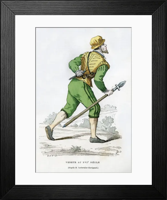 Framed Print : Huntsman, 16th century (1882-1884) Framed Print : Huntsman, 16th century (1882-1884)
