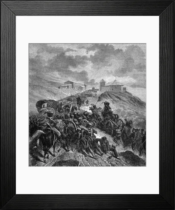 Framed Print : The French army crossing the Sierra Guadarrama, Spain, 22nd-24th September 1808 (1882-1884) Framed Print : The French army crossing the Sierra Guadarrama, Spain, 22nd-24th September 1808 (1882-1884)