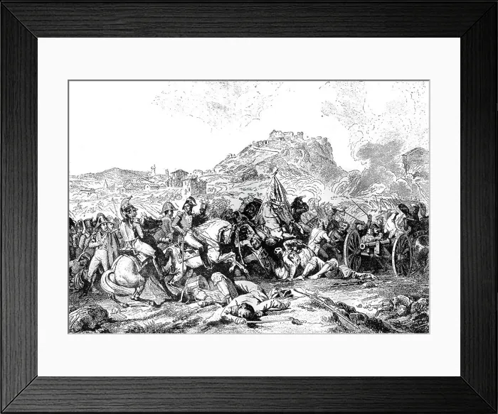Framed Print : Battle of Castalla, Spain, 21st July 1812 (1882-1884) Framed Print : Battle of Castalla, Spain, 21st July 1812 (1882-1884)