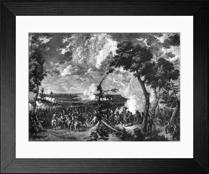 Framed Print : Battle of Hanau, Germany, 30th-31st October 1813 (1882-1884) Framed Print : Battle of Hanau, Germany, 30th-31st October 1813 (1882-1884)