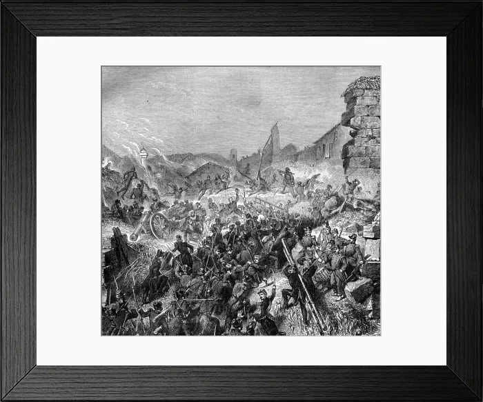 Framed Print : The capture by the French of the Algerian city of Constantine, 10th October 1837 (1882-1884). Artist: Janet Lange Framed Print : The capture by the French of the Algerian city of Constantine, 10th October 1837 (1882-1884). Artist: Janet Lange