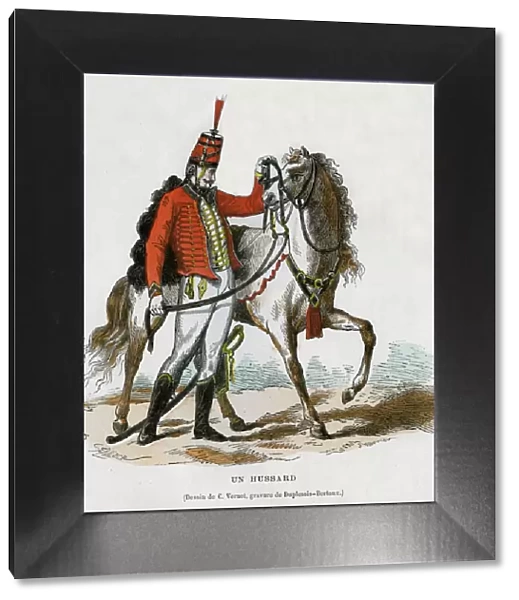 A hussar, early 19th century (1882-1884). Artist: Jean Duplessis-Bertaux