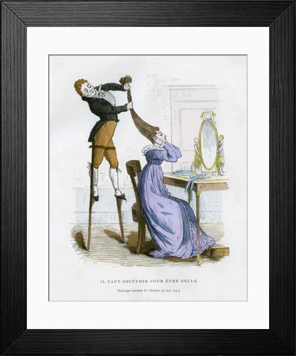 Framed Print : It is necessary to suffer to be beautiful, 1882-1884. Artist: EA Tilly Framed Print : It is necessary to suffer to be beautiful, 1882-1884. Artist: EA Tilly