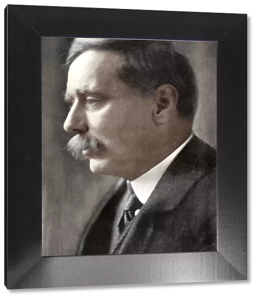 Herbert George Wells, British novelist, 1914. Artist: Emil Otto Hoppe