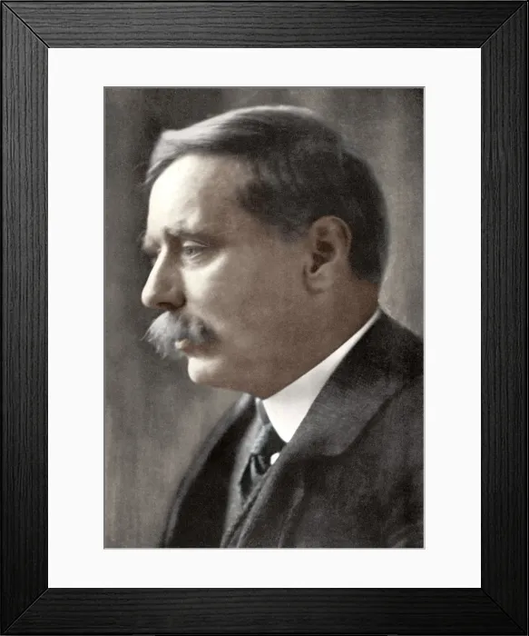 Framed Print : Herbert George Wells, British novelist, 1914. Artist: Emil Otto Hoppe Framed Print : Herbert George Wells, British novelist, 1914. Artist: Emil Otto Hoppe
