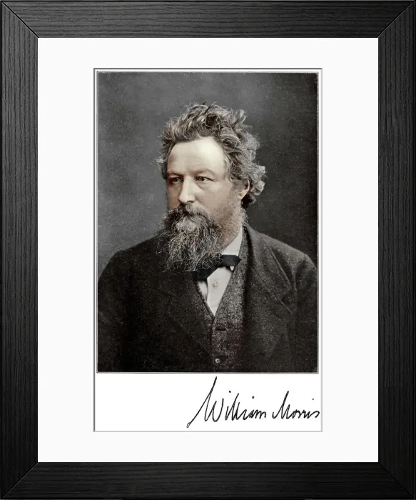 Framed Print : William Morris, 19th-century English artist, writer, socialist and activist, (1901) Framed Print : William Morris, 19th-century English artist, writer, socialist and activist, (1901)