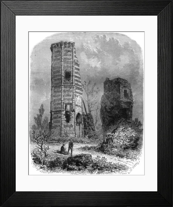 Framed Print : Chateau de Montfort (Montfort-l Amaury), France, 1882-1884. Artist:s le Pippre Framed Print : Chateau de Montfort (Montfort-l Amaury), France, 1882-1884. Artist:s le Pippre