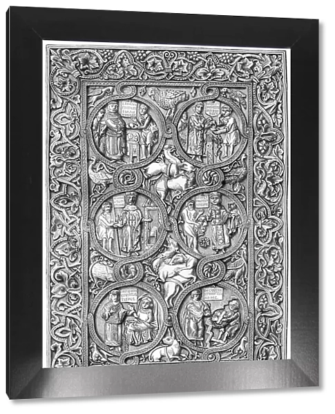 Ivory cover of a Book of Hours, 11th century (1882-1884). Artist: Tamisier