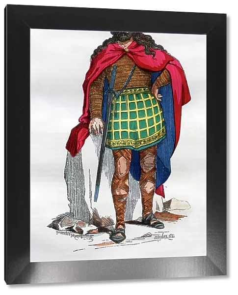Gaul chief under the Roman occupation, 1st century BC - 5th century AD (1882-1884). Artist: Meunier