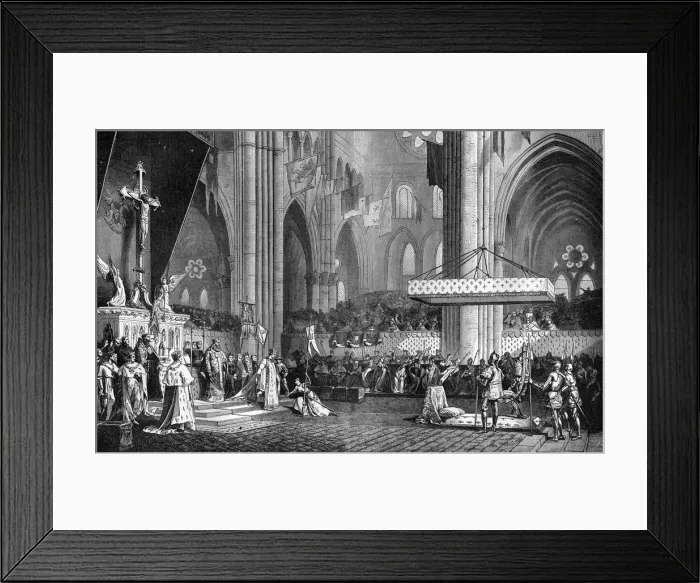 Framed Print : Joan of Arc at the coronation of Charles VII, 1429 (1882-1884) Framed Print : Joan of Arc at the coronation of Charles VII, 1429 (1882-1884)