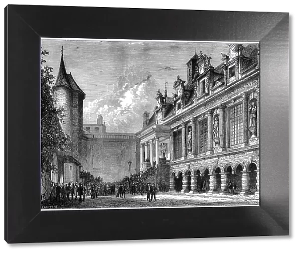 City Hall in La Rochelle, France, 1882-1884. Artist: Smeeton
