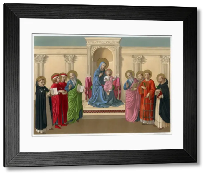 Framed Print : Madonna delle ombre ( Madonna of the Shadows ), c1450 (1870). Artist: Franz Kellerhoven Framed Print : Madonna delle ombre ( Madonna of the Shadows ), c1450 (1870). Artist: Franz Kellerhoven