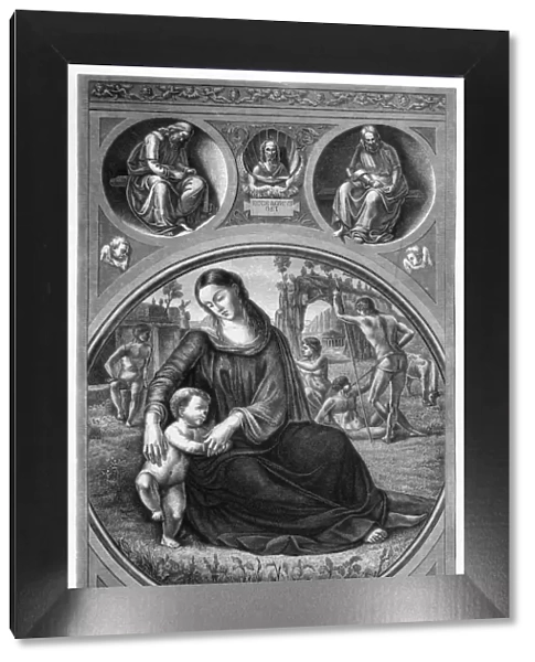 Madonna and Child, c1490 (1870). Artist: J Guillaume