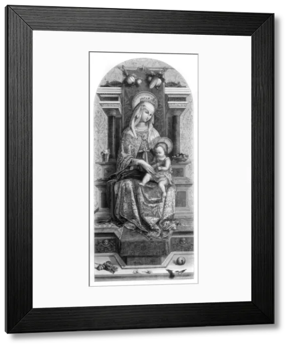 Framed Print : Virgin and Child, 1482 (1870) Framed Print : Virgin and Child, 1482 (1870)