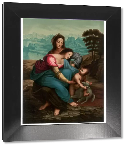 The Virgin and Child with St Anne, c1510 (1870). Artist: Franz Kellerhoven