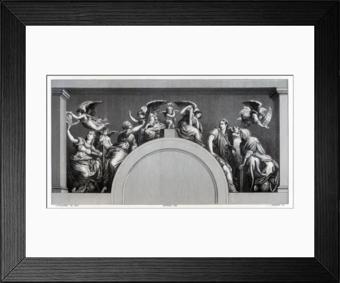 Framed Print : The Sibyls, c1514 (1870). Artist: J Ansseau Framed Print : The Sibyls, c1514 (1870). Artist: J Ansseau