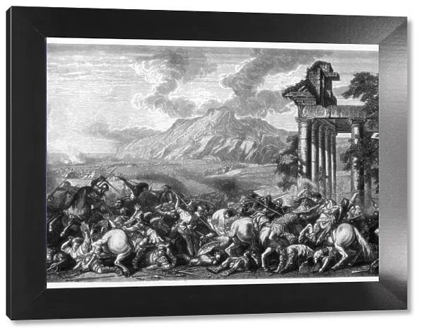 Heroic Battle, 1652-1664 (1870). Artist: Roland Brunier