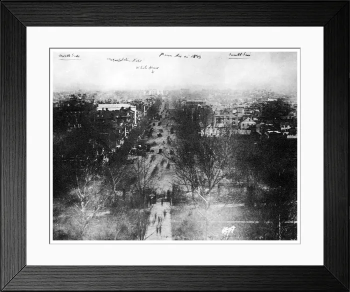 Framed Print : Washington DC, USA, 1843 (1955) Framed Print : Washington DC, USA, 1843 (1955)