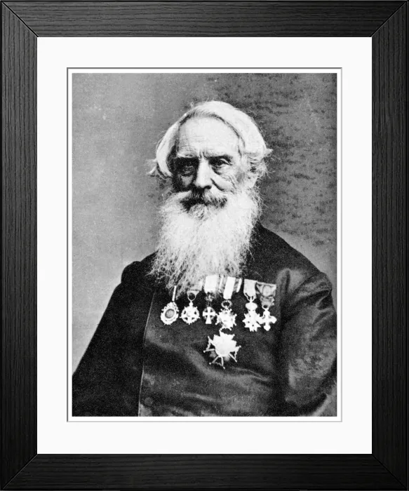 Framed Print : Samuel Finley Breese Morse, American inventor, 1866 (1955) Framed Print : Samuel Finley Breese Morse, American inventor, 1866 (1955)